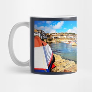 Mousehole Harbor, Cornwall, UK Mug